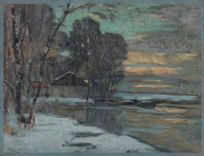 Canal de l’Ourcq en hiver — size preview