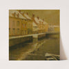 Canal in Bruges, winter by Henri Le Sidaner