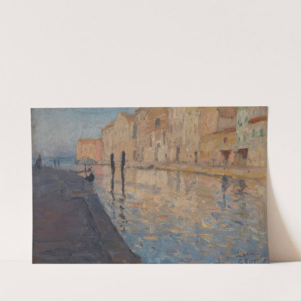Canal in Venice by Georges Léon Ernest Buysse