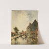 Canal intérieur de la ville de Dordrecht by Johan Barthold Jongkind