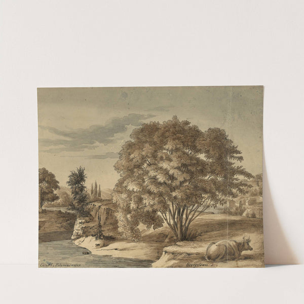 Canal, Potomac River, Georgetown by Augustus Köllner