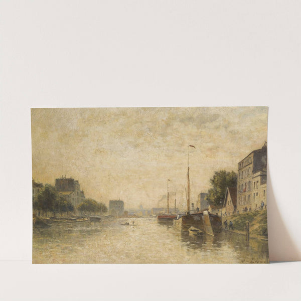 Canal Saint-Denis, Paris by Stanislas Lépine