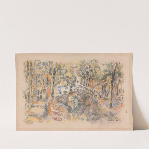 Canal with Bridge by Jules Schmalzigaug