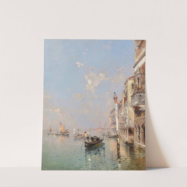 Canale della Giudecca in Venedig by Franz Richard Unterberger