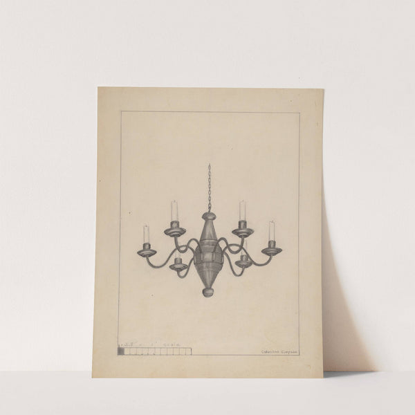 Candle Chandelier by Columbus Simpson