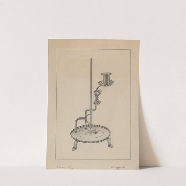 Candle Holder (c. 1936) by Gerald Bernhardt