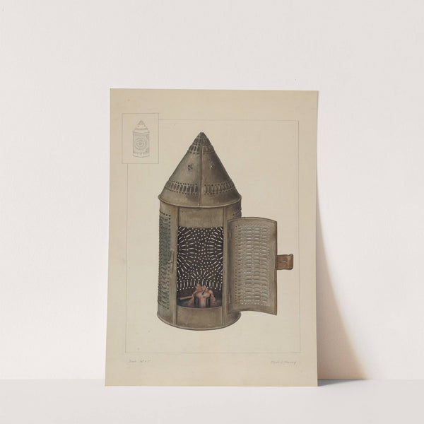 Candle Lantern by Clyde L. Cheney