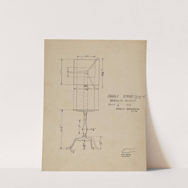 Candle Stand by Robert Brigadier