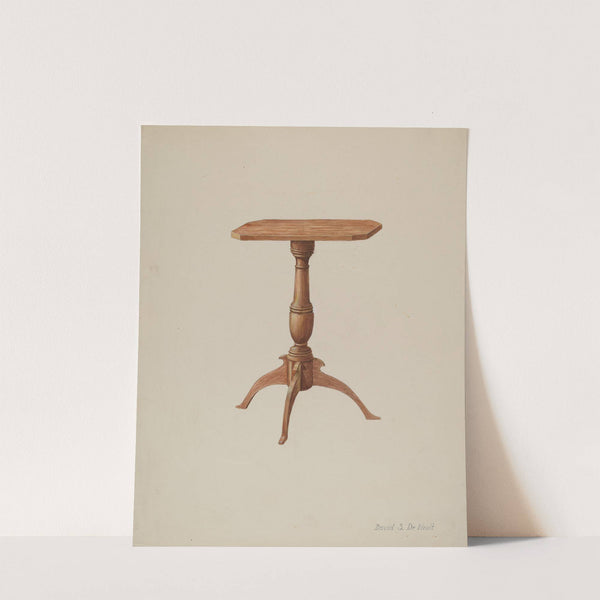 Candle Table by David S. De Vault