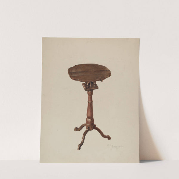 Candle Table by Carl Buergerniss