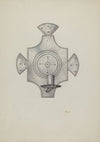 Candleholder (Candelero) Cut Tin