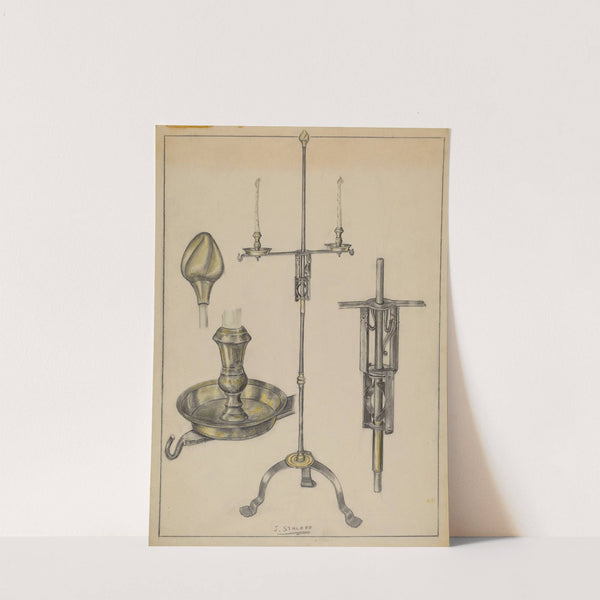 Candlestand (c. 1936) by Jack Staloff