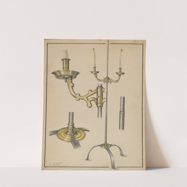 Candlestand (c. 1936) by Jack Staloff