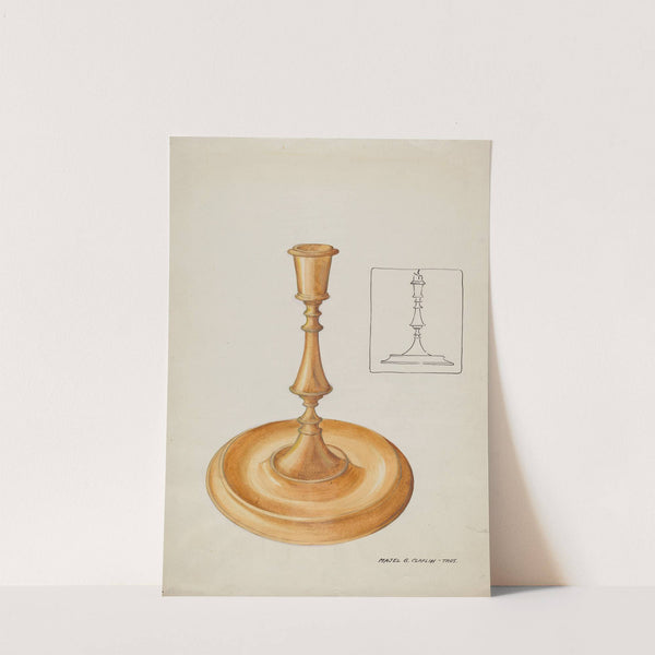 Candlestick by Majel G. Claflin