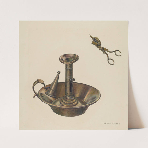 Candlestick by Milton Bevier