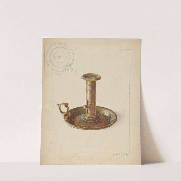 Candlestick by Alfred Walbeck