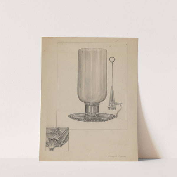 Candlestick by Francis Law Durand