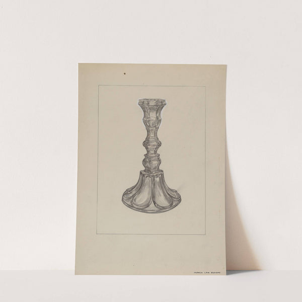 Candlestick by Francis Law Durand