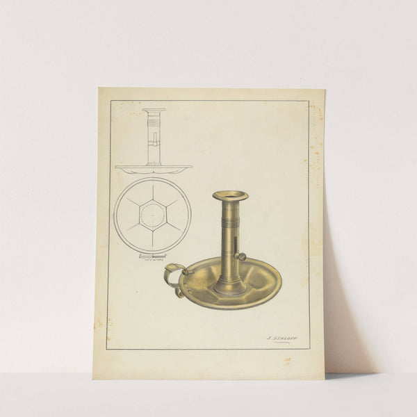 Candlestick (1935-1942) by Jack Staloff