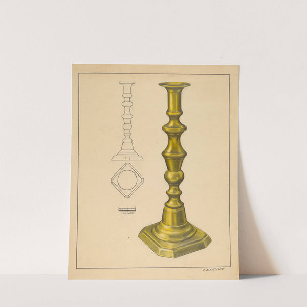 Candlestick (c. 1936) by Jack Staloff