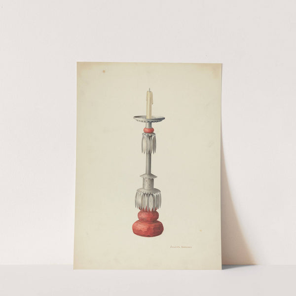 Candlestick (One of a Pair) by Juanita Donahoo