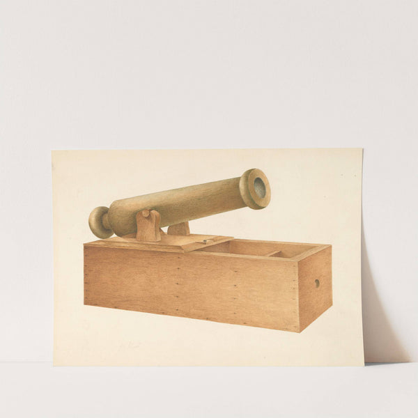 Cannon-shaped Ballot Box by Joseph Ficcadenti