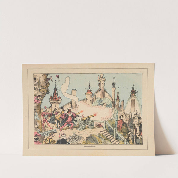 Canonnade inutile (1881) by Albert Robida