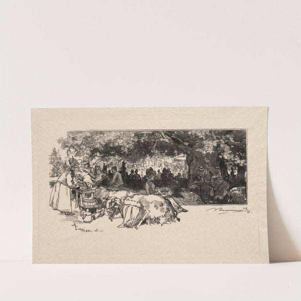 Cantine de la Mere Pichard (1888) by Auguste Louis Lepère
