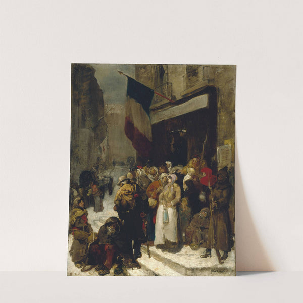 Cantine municipale au faubourg Saint-Martin, pendant le siège de Paris (1871) by Gustave-Achille Guillaumet