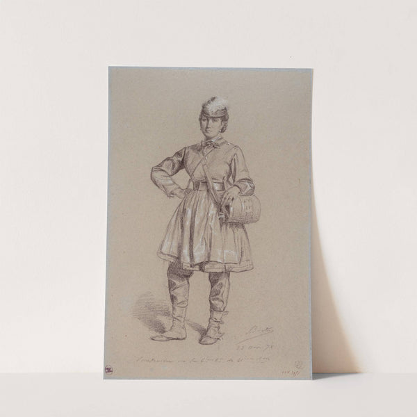 Cantinière du 21ème Bataillon. (1870) by Alexandre Bida