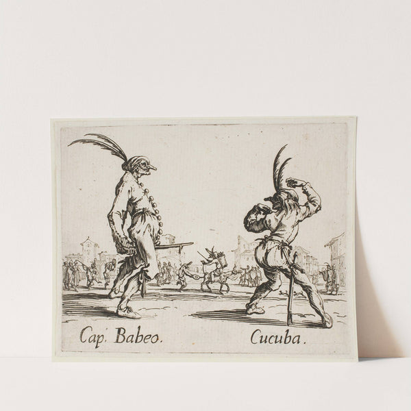 Cap. Babeo and Cucuba (1631) by Jacques Callot