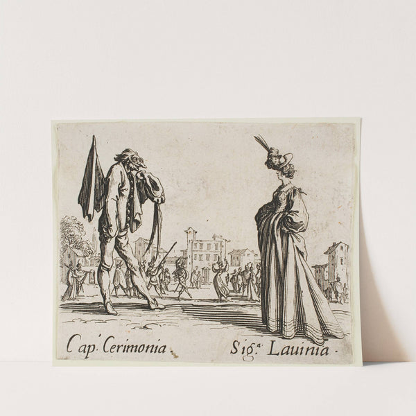 Cap. Cerimonia and Siga Lavinia (1631) by Jacques Callot