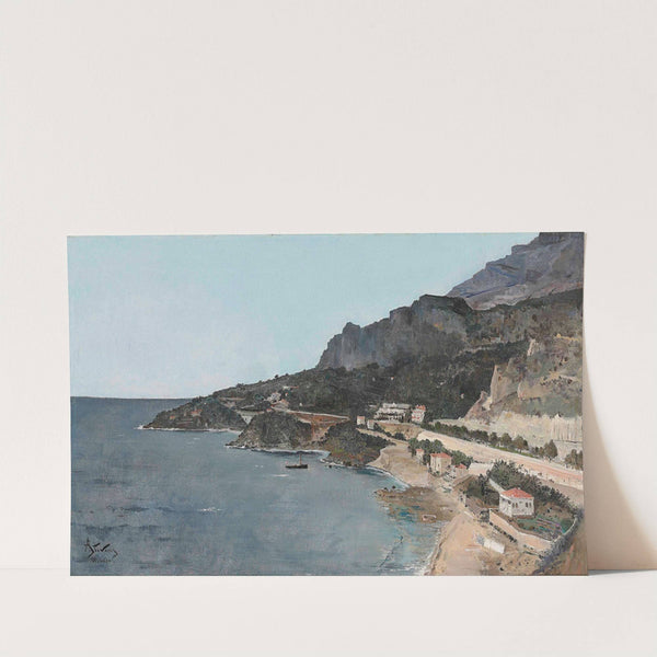 Cap D’ail, Vue prise de Palais du Prince de Monaco by Alfred Stevens