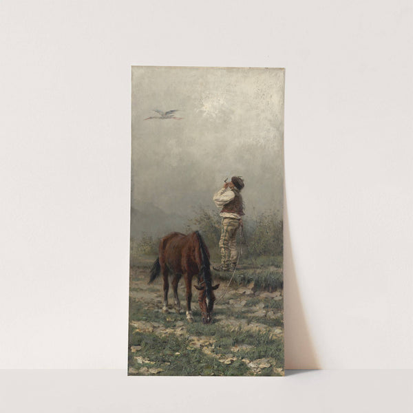 Čáp letí by Jaroslav Věšín