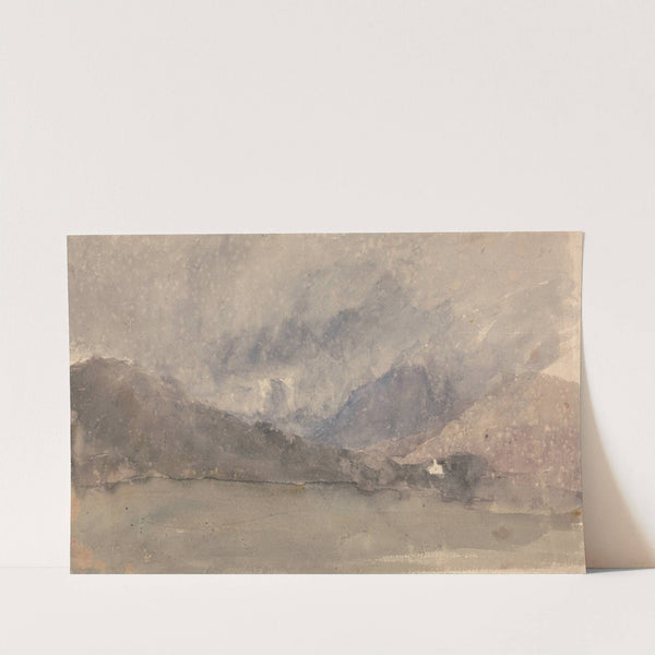 Capel Curig, Caernarvonshire, Wales (1840s) by David Cox