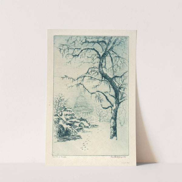Capitol in Winter by Bertha Jaques