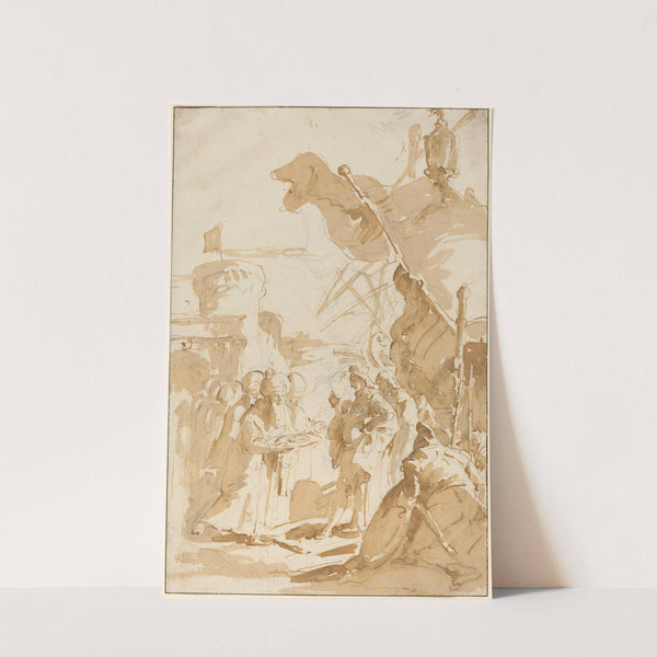 Capitulation of a Town by Giovanni Battista Tiepolo