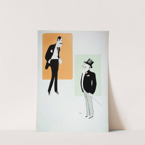 Cappiello et le duc de Morny (1901) by Georges Goursat (Sem)