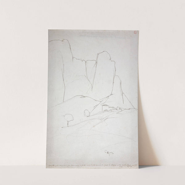 Capri by Jean-Baptiste-Camille Corot