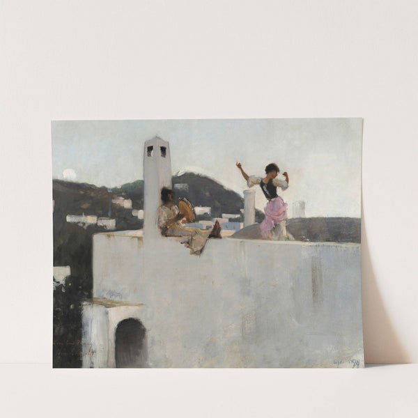 Capri Girl on a Rooftop by John Singer Sargent
