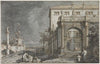 Capriccio; A Palace with a Courtyard by the Lagoon (c. 1750–55)