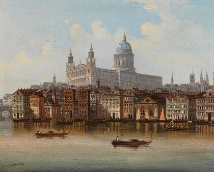 Capriccio, a view of St. Paul’s Cathedral, London
