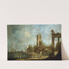 Capriccio of a Harbor (c. 1760-1770) by Francesco Guardi