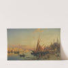 Capriccio View Of The Golden Horn, Constantinople by Hermann David Salomon Corrodi
