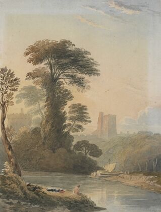 Capriccio view on the Thames near Windsor — size preview