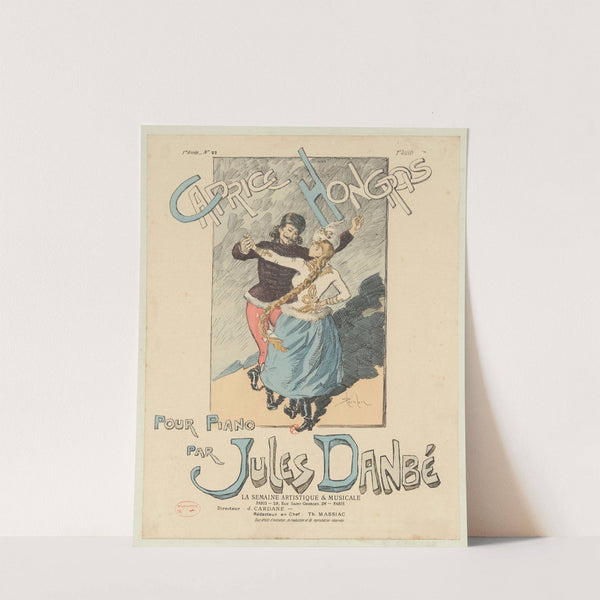 Caprice hongrois, pour piano, par Jules Danbé (1889) by Théophile Alexandre Steinlen