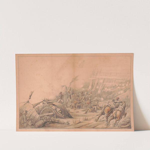 Capt. Louis von Trebra at the Battle of Missionary Ridge, Tn. by Adolph Metzner