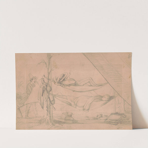 Captain Adolph Metzner, Lieutenant Louis von Trebra and Jacob Labinsky, Huntsville, Alabama, July 1862 by Adolph Metzner