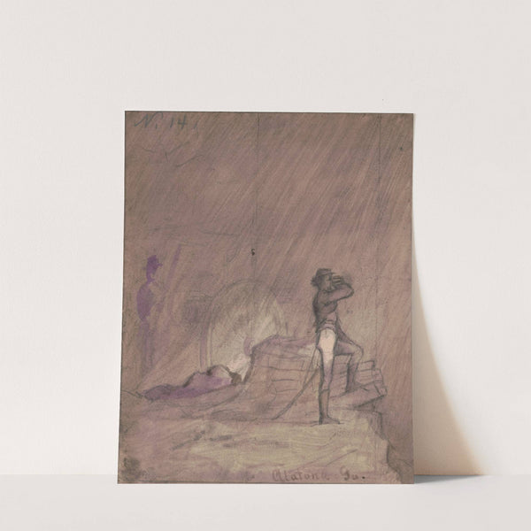 Captain Hubert Dilger's Battery, Allatoona Pass, Georgia by Adolph Metzner