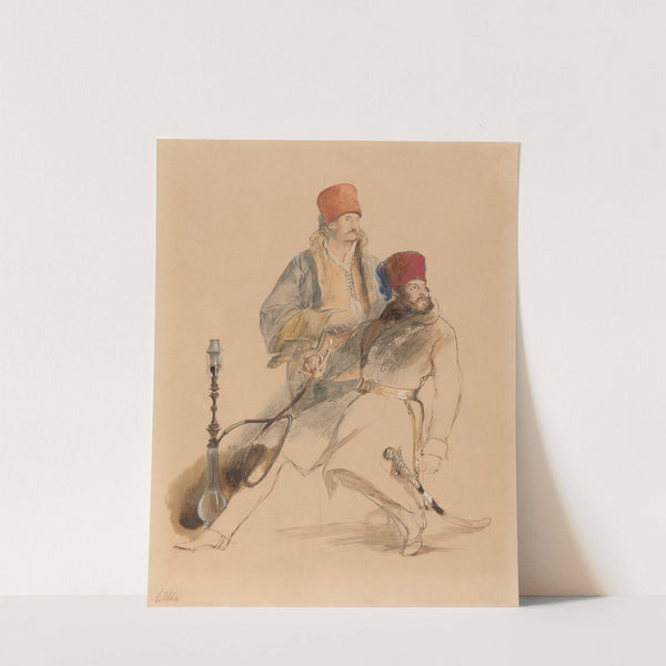 Captain Leigh and His Dragoman by Sir David Wilkie